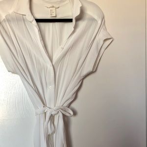 Collared White Dress 👗